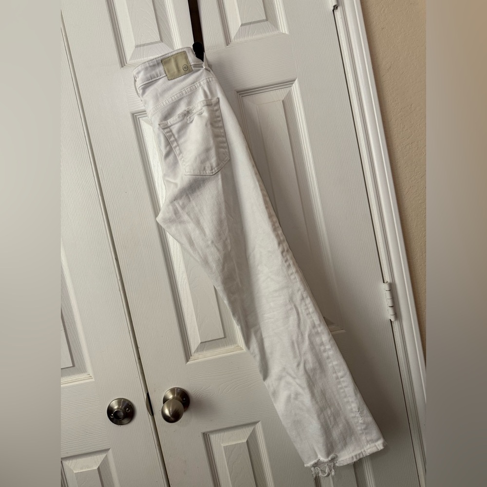 AG Rhett Straight Leg Jeans in white 27